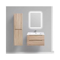 Подвесной шкаф BelBagno Rovere Bianco ETNA-1500-2A-SC-WO-P-L