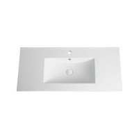 Подвесная тумба Orange Line 100 черная, с раковиной Li-100Tub+Ra