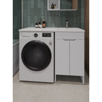 Напольная тумба ORANGE Optima с правой раковиной, под стиральную машину OPD-110TUW+RAR