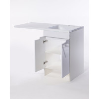 Напольная тумба ORANGE Optima с правой раковиной, под стиральную машину OPD-110TUW+RAR