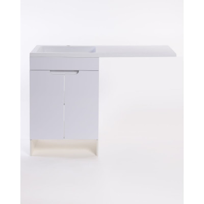 Напольная тумба ORANGE Optima с левой раковиной, под стиральную машину OPD-120TUW+RAL