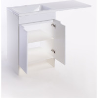 Напольная тумба ORANGE Optima с левой раковиной, под стиральную машину OPD-120TUW+RAL