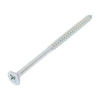 Шуруп для дерева Bohrer 6x100, универ., белый, 100 шт. SWZ-6х100-100