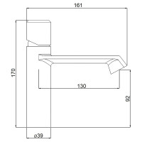 Смеситель для раковины ORANGE SOLE с декором M03-021cr