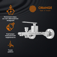 Смеситель для ванны/душа ORANGE Лайн M06-100cr