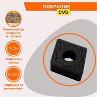 Пластина твердосплавная CNMG120408-GR JT4125 СпецТехИнструмент CNMG120408GRJT4125STI