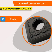 Пластина твердосплавная SNMG120404-GS JT4125 СпецТехИнструмент SNMG120404GSJT4125STI