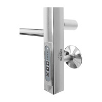 Электрический полотенцесушитель Domoterm Квадро хром, П8 500x800 EK R