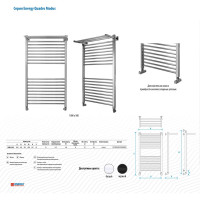 Полотенцесушитель ENERGY Quadro Modus 1000x500 УТ-УТ-00970