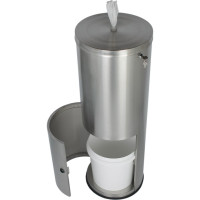 Матовая урна Ksitex FGB-162M с диспенсером рулонных полотенец, 12 л 33260