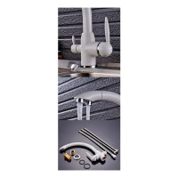 Смеситель для кухни MATRIX Filter SMF-323707/WT 40 мм, 2 в 1, белый, с дополнительным краном для питьевой воды 5633