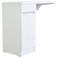 Напольная тумба с левой раковиной под стиральную машину ORANGE OPTIMA c корзиной OPK-40TUW+RAL