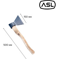 Кованый топор Агростройлидер Тайга 1.4 кг А2 Т27