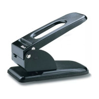 Дырокол KW-TRIO Heavy Duty 967 70 листов металл черный 2 отверстия с линейкой 811676