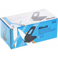 Дырокол KW-TRIO Heavy Duty 967 70 листов металл черный 2 отверстия с линейкой 811676