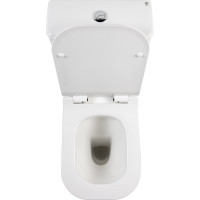 Безободковый унитаз-компакт Orange C02-000w с микролифтом, белый