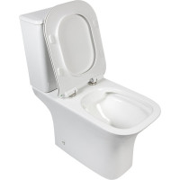 Безободковый унитаз-компакт Orange C02-000w с микролифтом, белый