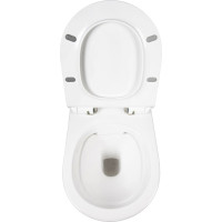 Подвесной унитаз Orange C01-100w безободковый, с микролифтом, белый