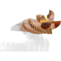 Фреза СпецТехИнструмент черновая твердосплавная D8-L75-T4-R-TiSiN-HRC55 STI B600 D8-L75-T4-R-TiSiN-HRC55