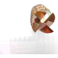 Фреза СпецТехИнструмент черновая твердосплавная D8-L75-T4-R-TiSiN-HRC55 STI B600 D8-L75-T4-R-TiSiN-HRC55