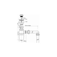Сифон McAlpine 32-40 универсальный, (с трубкой 40 мм) MRSK8