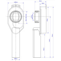 Сифон для писсуара McAlpine вакуумный, вертикальный d50 HC-US50