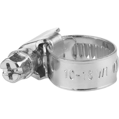 Обжимной хомут MasterProf 9 мм, цинк, 10-16 мм, 2 шт. ИС.140846