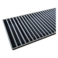 Внутрипольный конвектор КЗТО Бриз 200x100x1500 u (5ал 12) бр200100x1500uр5ал12 БР2001001500UР5АЛ12 БР200100*1500UР5АЛ12