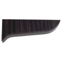 Заглушка для плинтуса Центурион Lider 309-зл (62 мм; левая; глянец; орех темный) 71323