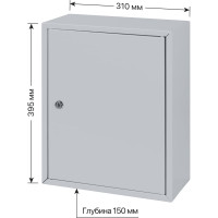 Щит с монтажной панелью TDM ELECTRIC ЩМП-1-1 Народный SQ0905-0904