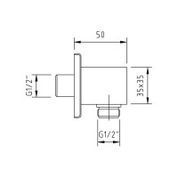 Шланговое соединение CLEVER BIMINI 98001