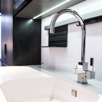 Комбинированный смеситель для кухни CLEVER SQUARE с выходом для питьевой воды 60151