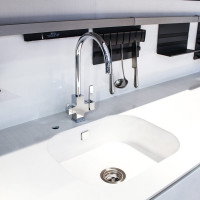 Комбинированный смеситель для кухни CLEVER SQUARE с выходом для питьевой воды 60151