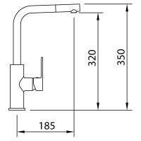 Смеситель для кухни CLEVER ARTIC XTREME ROUND 99108
