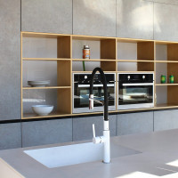 Смеситель для кухни CLEVER CHEF SLIM BLANCO CROMO 60147