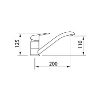 Смеситель для кухни CLEVER START ELEGANCE 99386