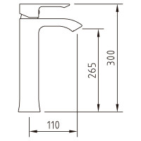 Высокий смеситель для раковины CLEVER AGORA ELEGANCE 98783