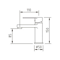 Смеситель для раковины CLEVER ARTIC XTREME 98690