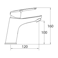 Смеситель для раковины CLEVER PANAM EVO ELEGANCE 60538