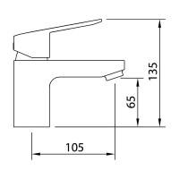 Смеситель для умывальника CLEVER START XTREME 60185