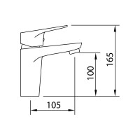 Смеситель для раковины CLEVER START URBAN 99205