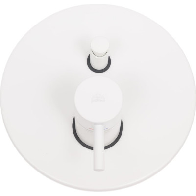 Смеситель для душа Paffoni LIGHT LIG015BO встраиваемый, белый матовый 259070 00259070