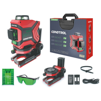 Лазерный нивелир Condtrol GFX 360-3 Kit 1-2-404