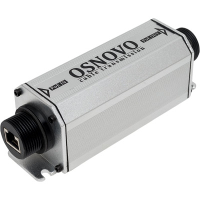 Уличный PoE удлинитель OSNOVO E-PoE/1W 10M/100M Fast Ethernet до 500м (до 22W). sct0900