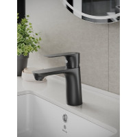 Смеситель для раковины ORANGE Aristo черный M19-021b