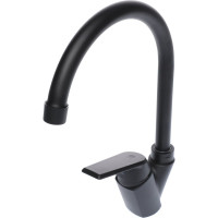 Полимерный смеситель для кухни, черный OneLife P02-000b