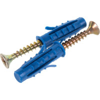 Дюбель с шурупом НАКРЕПКО 6х25 15шт 102303