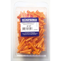 Универсальный дюбель с бортом НАКРЕПКО 6х37 150шт 201902