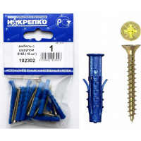 Дюбель с шурупом НАКРЕПКО 5х40 15 шт 102302