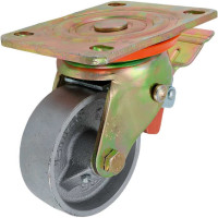 Колесо с поворотной платформой и тормозом EMES ED01VKV100X35F